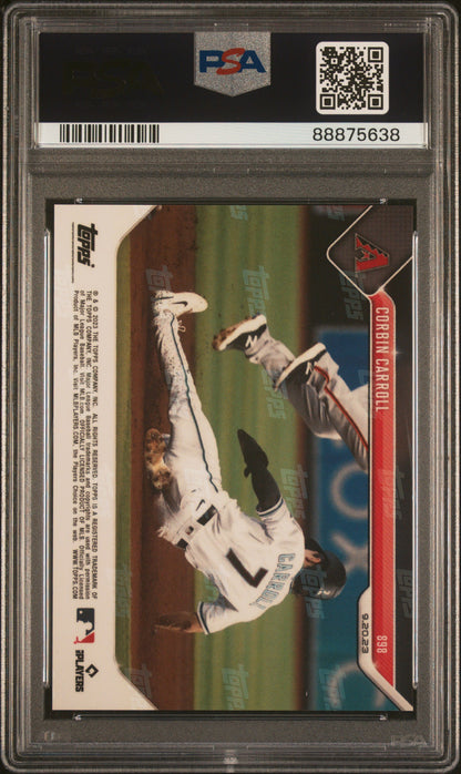 2023 Topps Now Corbin Carroll #898 Blue /49 PSA 9