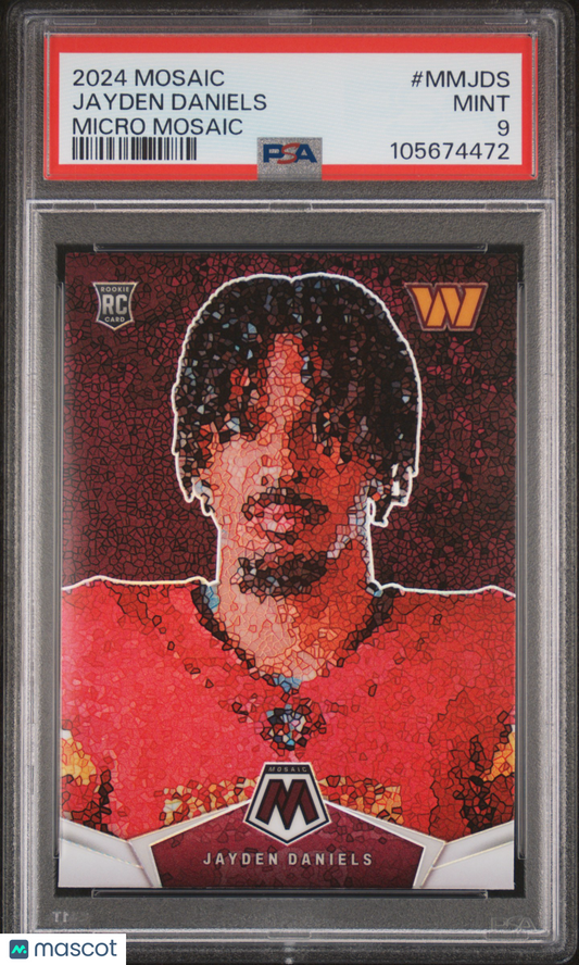 2024 Panini Mosaic Micro Mosaic Jayden Daniels #MMJDS PSA 9