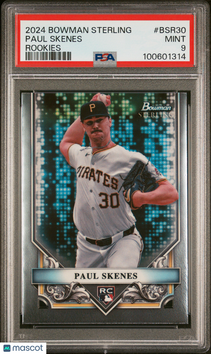 2024 Bowman Sterling Rookies Paul Skenes #BSR30 PSA 9