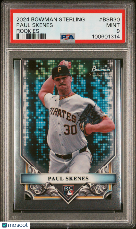 2024 Bowman Sterling Rookies Paul Skenes #BSR30 PSA 9